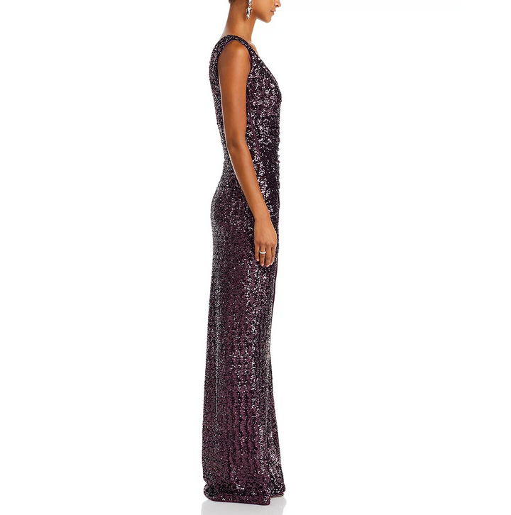 Chiara Boni La Petite Robe Cho Sequin Sleeveless Gown