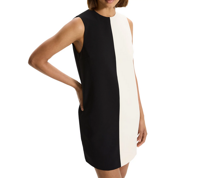 Theory Color Blocked Shift Dress