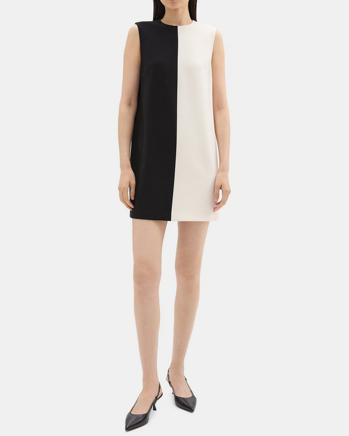 Theory Color Blocked Shift Dress