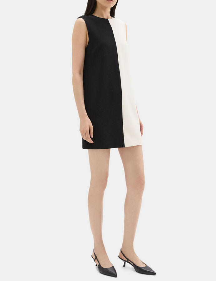 Theory Color Blocked Shift Dress