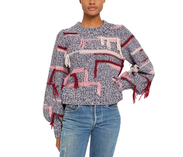 Joie Sinead Tassel Wool Sweater