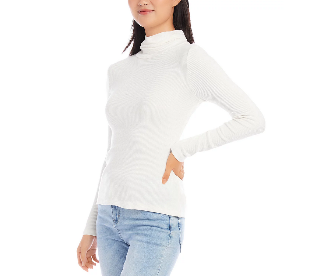 Karen Kane Ribbed Knit Turtleneck Top