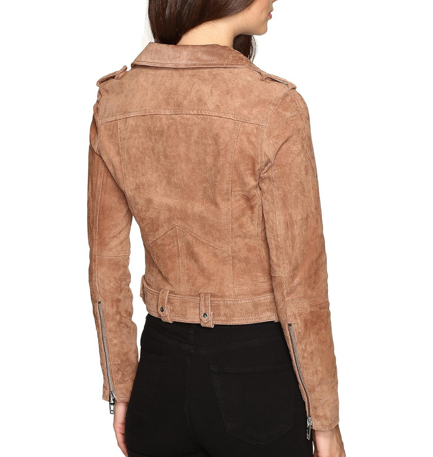 BLANKNYC Suede Moto Jacket