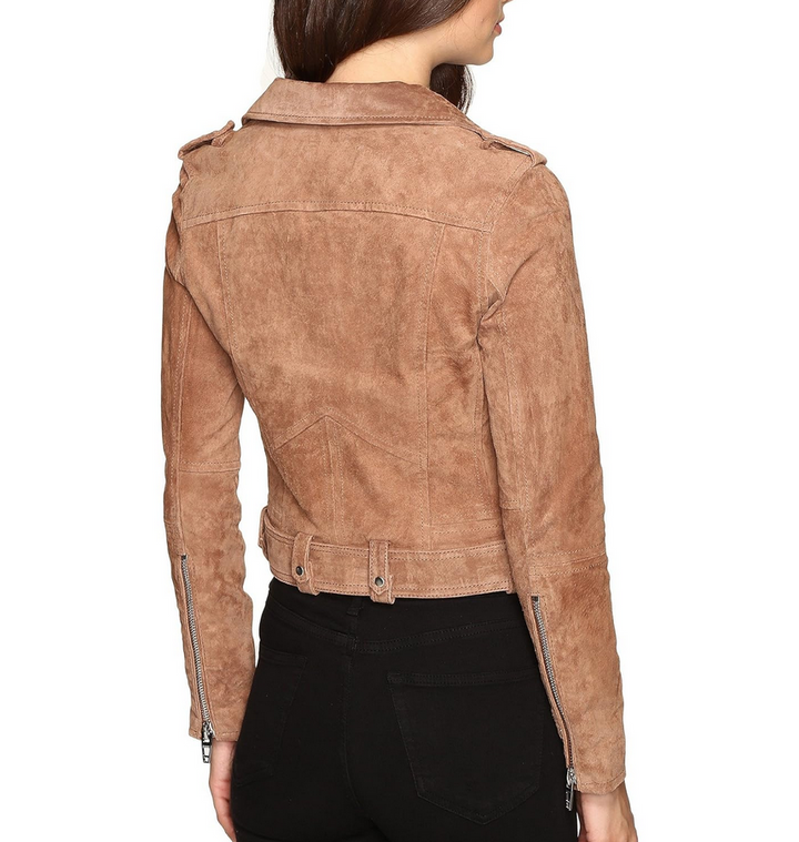 BLANKNYC Suede Moto Jacket