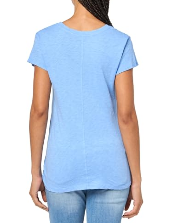 Velvet by Graham & Spencer Odelia Cotton Slub Crew Neck Tee