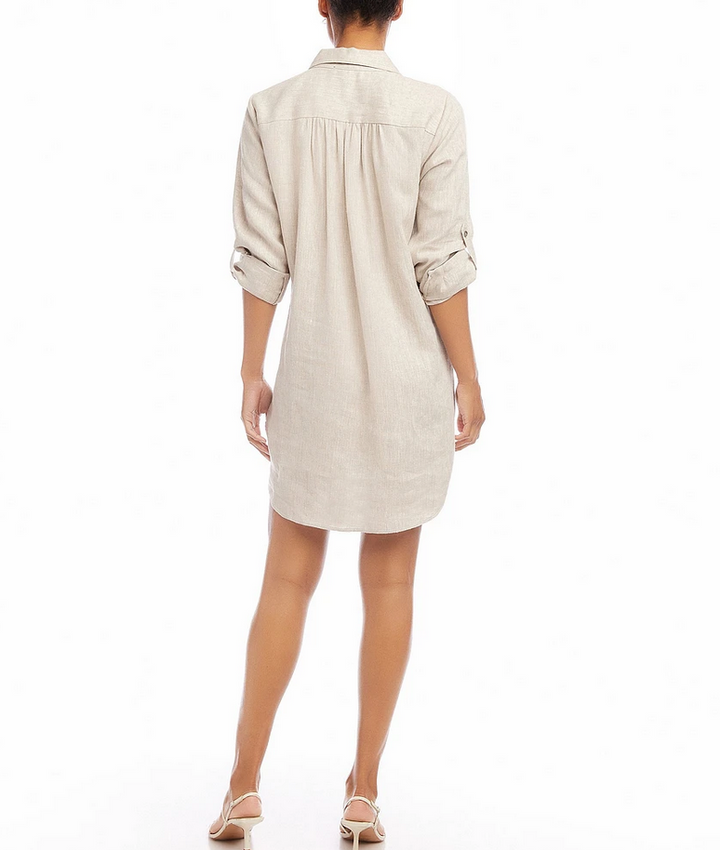 Karen Kane Linen Shirt Dress