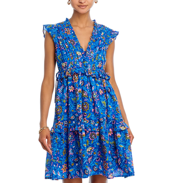 Banjanan Chandra Sleeveless Floral Dress