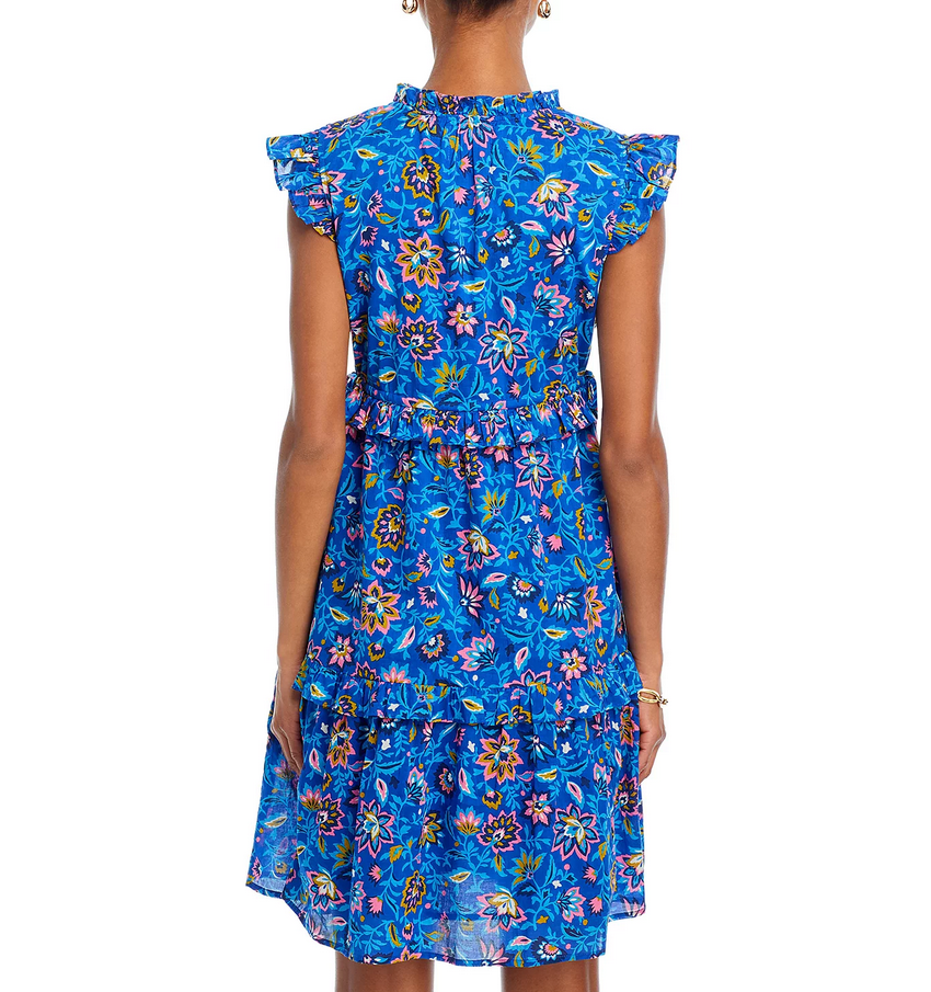 Banjanan Chandra Sleeveless Floral Dress