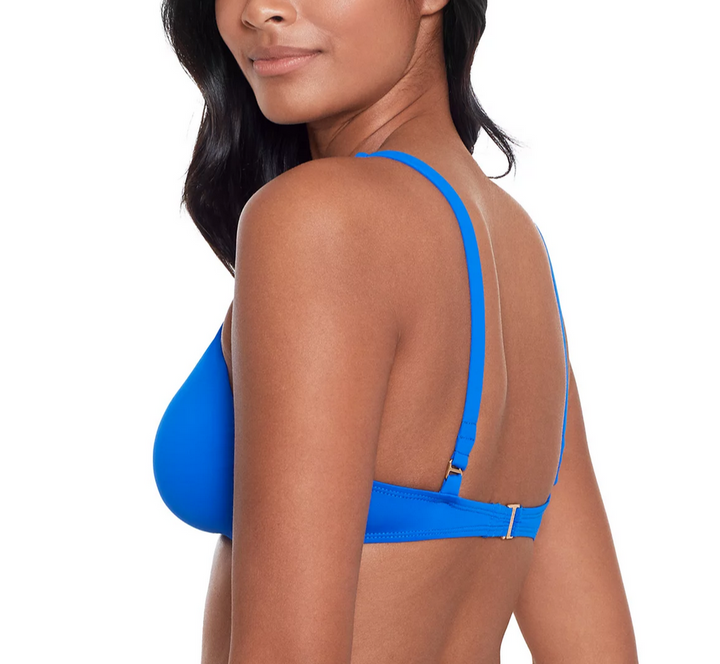 LAUREN RALPH LAUREN Ring-Trim Bikini Top