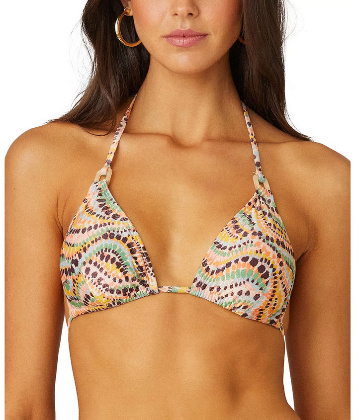 Shoshanna Ring Triangle Bikini Top