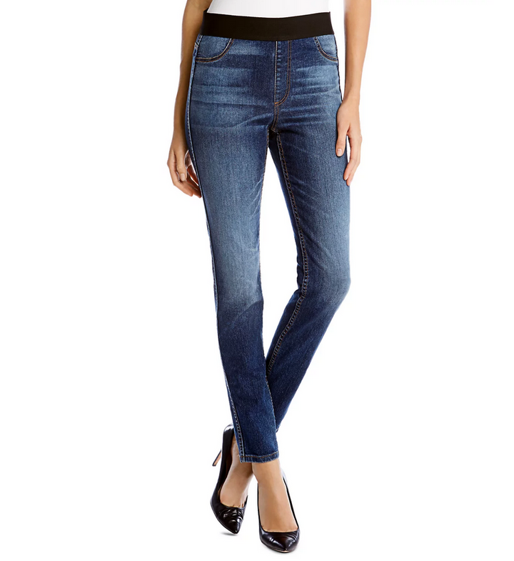 Karen Kane Faded Stretch Denim Leggings