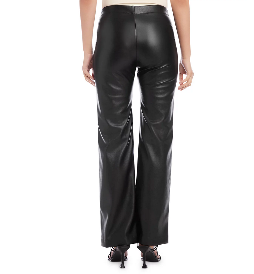 Karen Kane Wide Leg Faux Leather Pants