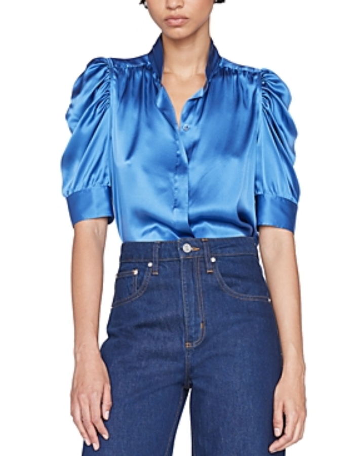 FRAME Gillian Silk Shirt