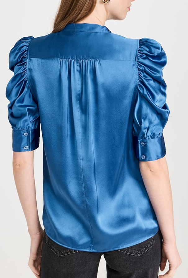 FRAME Gillian Silk Shirt