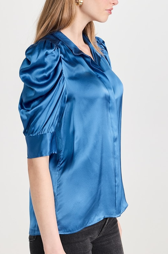 FRAME Gillian Silk Shirt