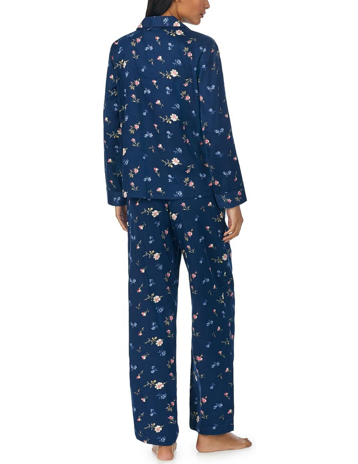 LAUREN RALPH LAUREN Floral-Print Long-Sleeve Top and Pajama Pants Set