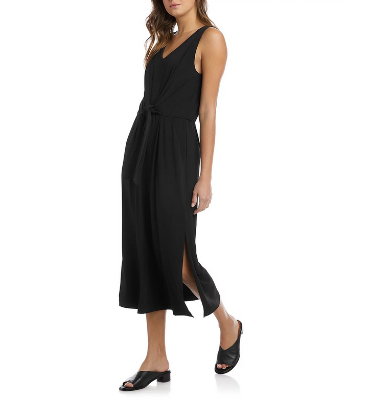 Karen Kane Tie Front Midi Dress