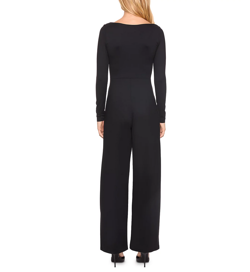 Susana Monaco Sweetheart Neck Wide Leg Jumpsuit