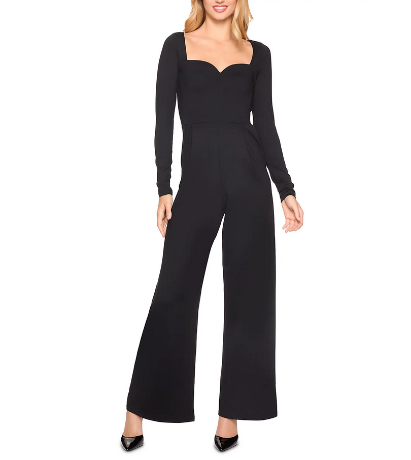 Susana Monaco Sweetheart Neck Wide Leg Jumpsuit