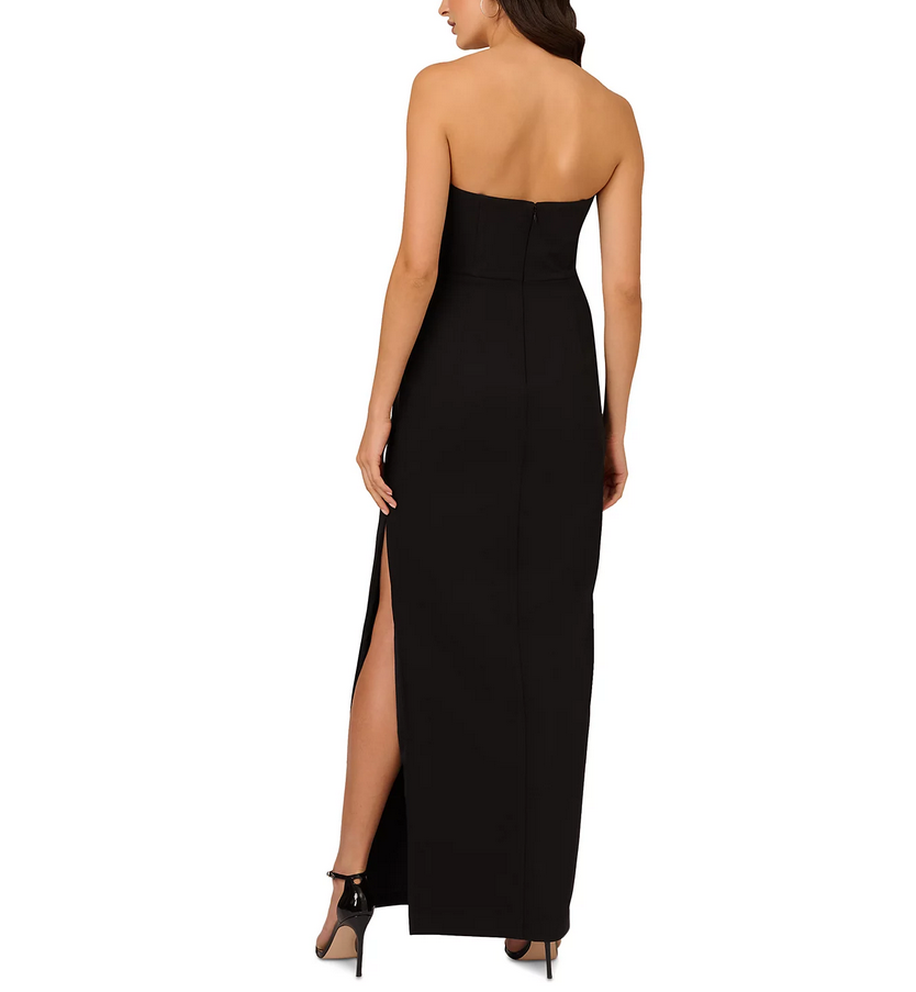 Liv Foster Strapless Embellished Gown