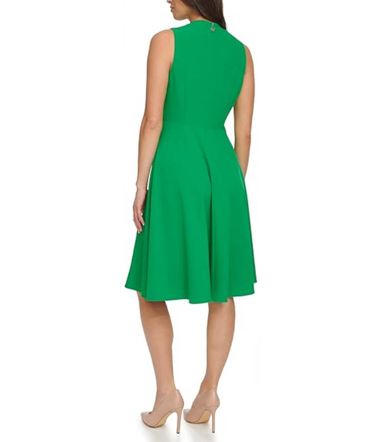 Tommy Hilfiger Crepe Tie-Front Sleeveless Dress