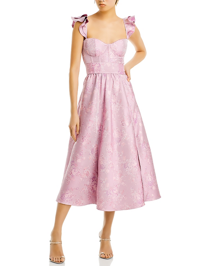 V. Chapman Vera Corset Midi Dress