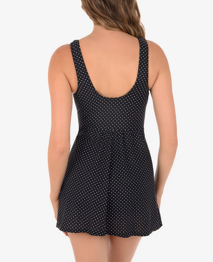 Miraclesuit Pin-Point Marais Allover Slimming Swimdress
