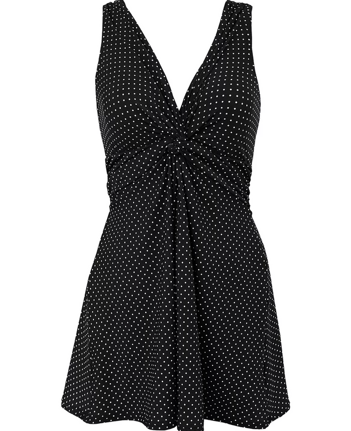 Miraclesuit Pin-Point Marais Allover Slimming Swimdress