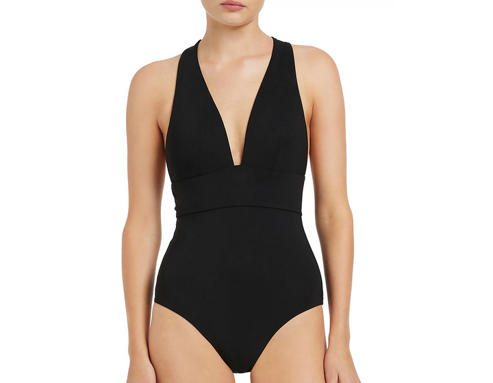 JETS Jetset Plunge Neck One Piece Swimsuit