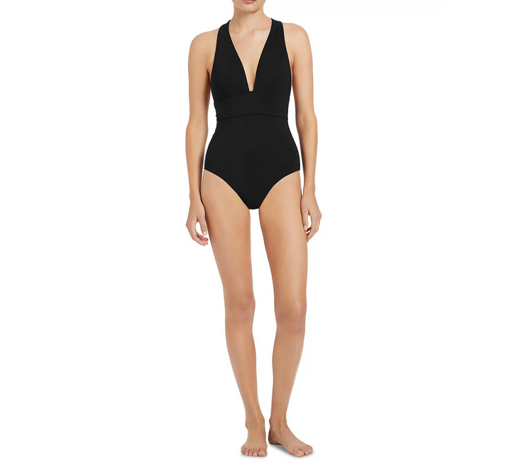 JETS Jetset Plunge Neck One Piece Swimsuit