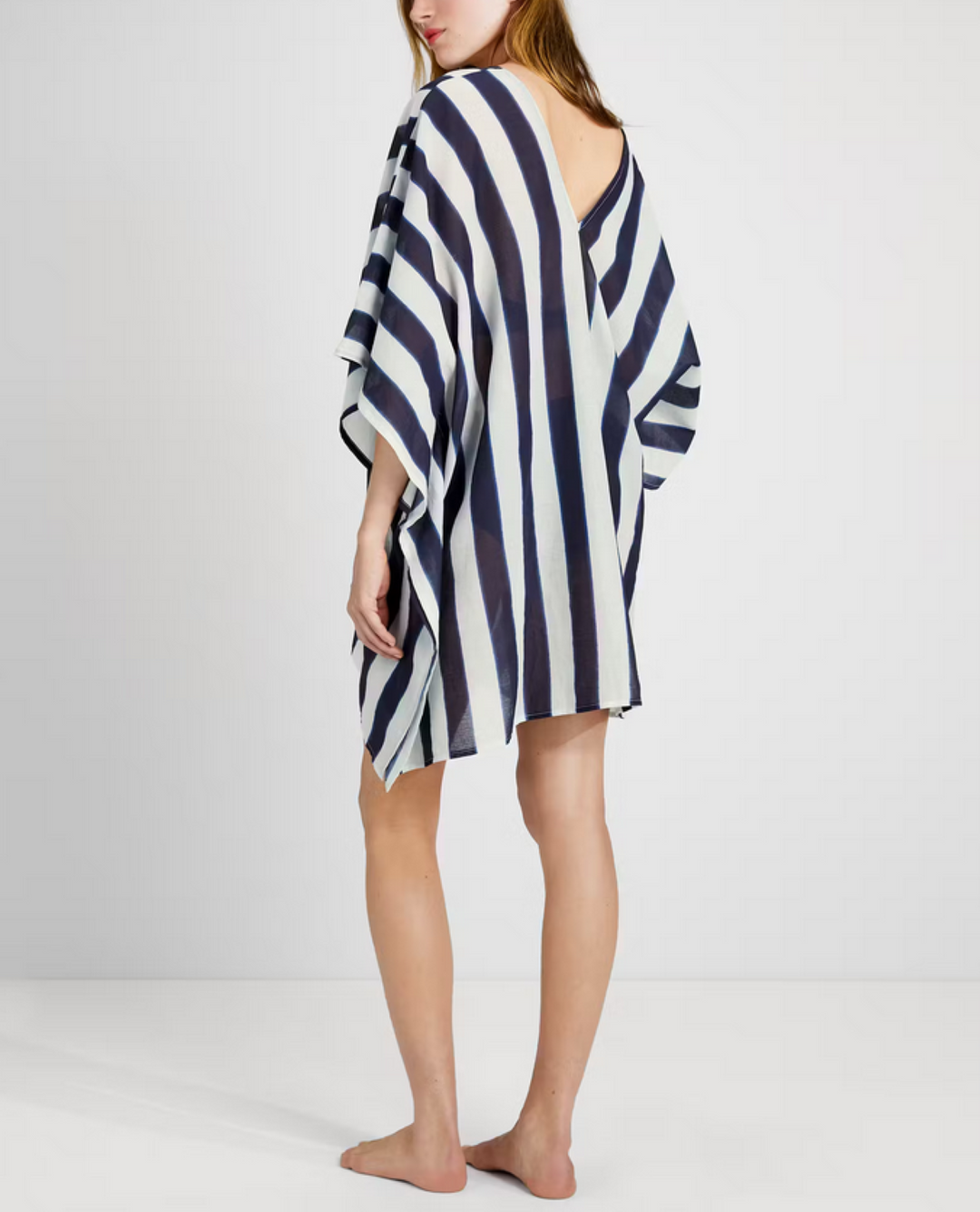 KATE SPADE Awning Stripe Cover-up Caftan
