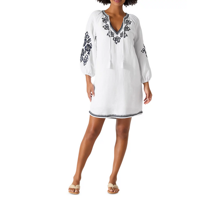 Tommy Bahama St. Lucia Embroidered Mini Dress