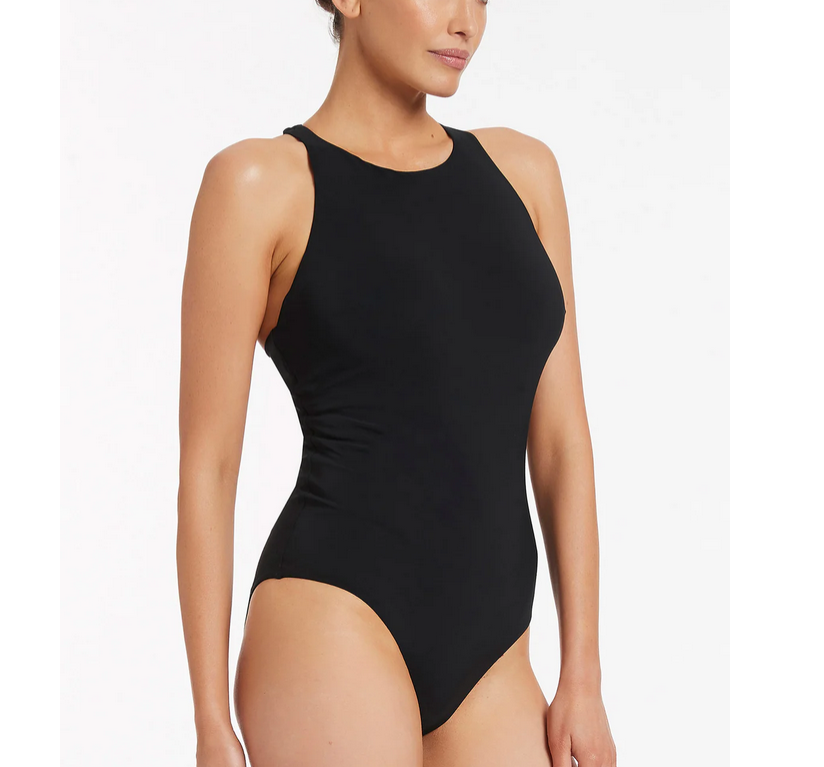 JETS Jet Set High Neck One Piece Swimsuit