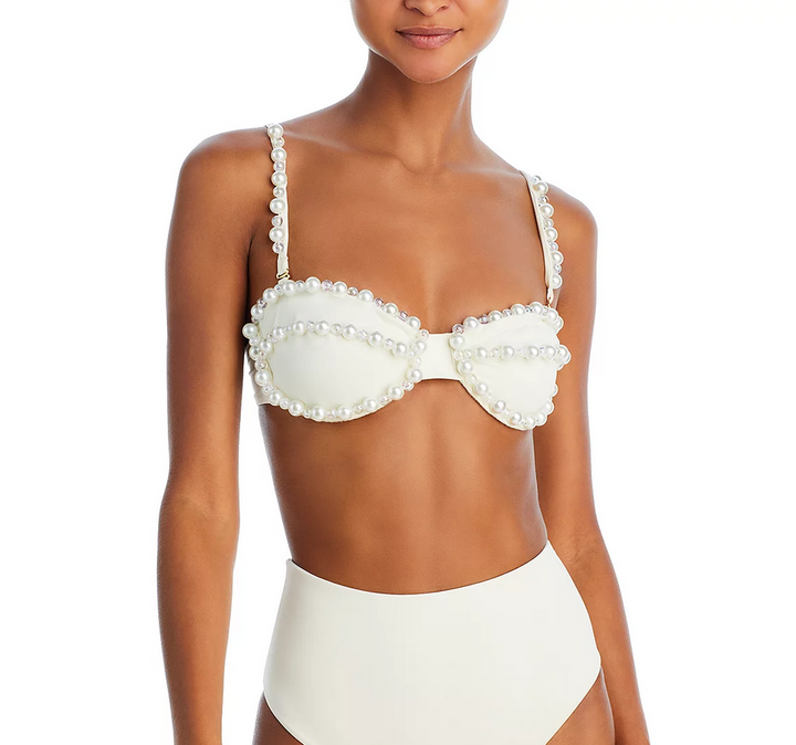 BAHIA MARIA Silvana Beaded Bikini Top