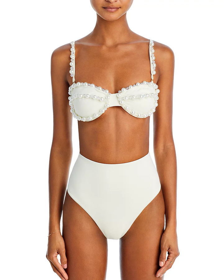 BAHIA MARIA Silvana Beaded Bikini Top