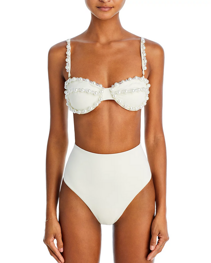 BAHIA MARIA Silvana Beaded Bikini Top
