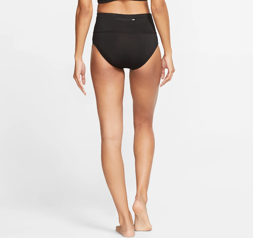 Nike Plus Size Solid Essential High-Waist Banded Bikini Bottoms