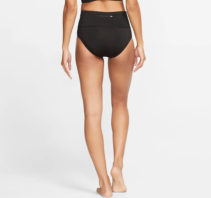 Nike Plus Size Solid Essential High-Waist Banded Bikini Bottoms