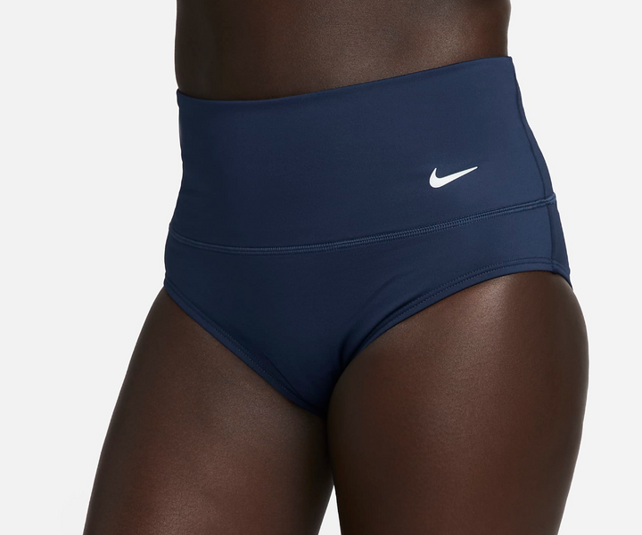 Nike Essential High-Waist Banded Bikini Bottoms