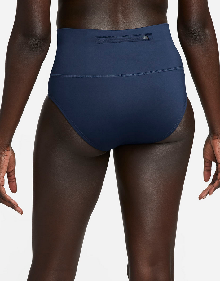 Nike Essential High-Waist Banded Bikini Bottoms
