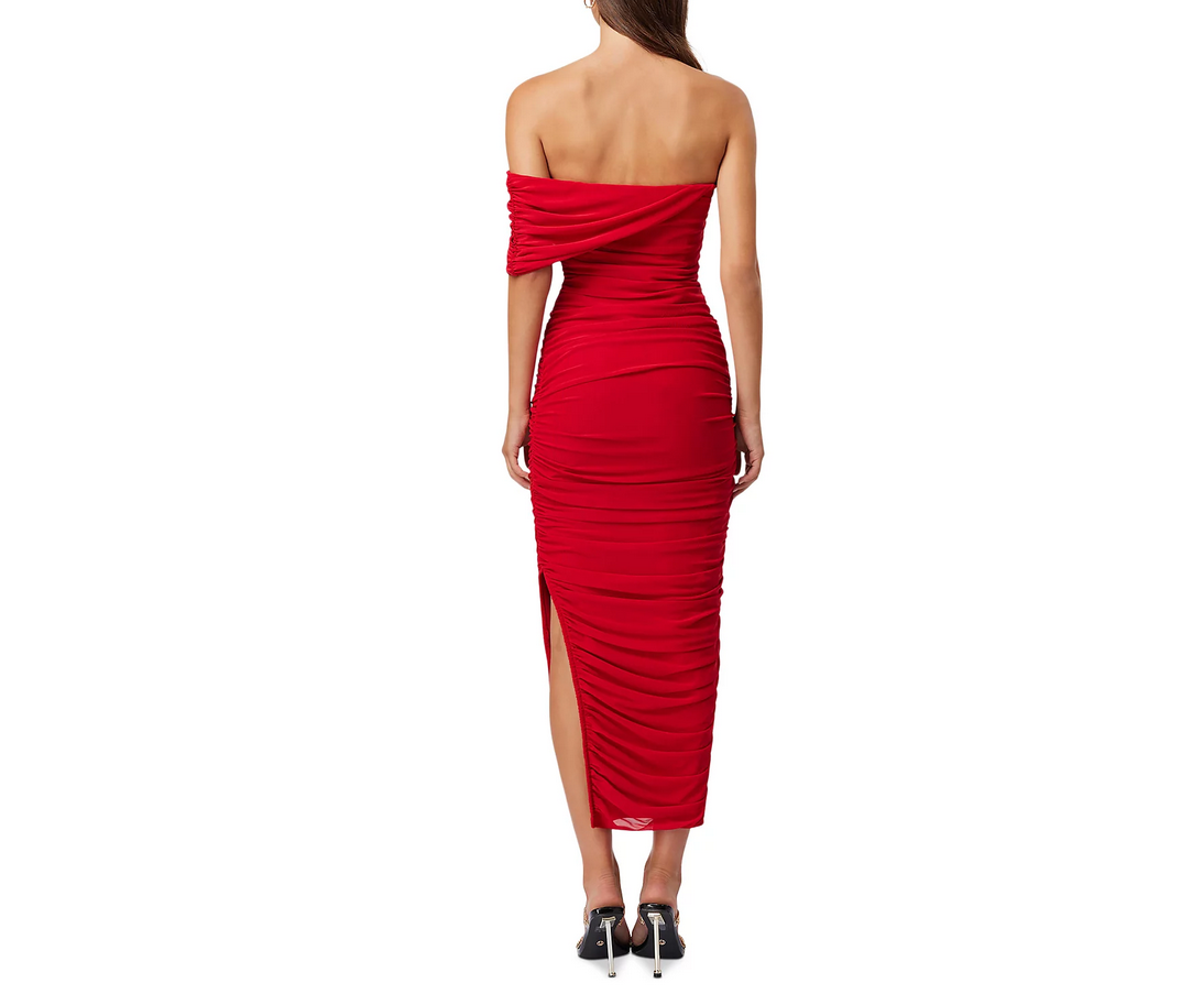 miley ruched dress Miley Modest A-Line Scoop Ruched Lace Chiffon Long Mother of The Bride