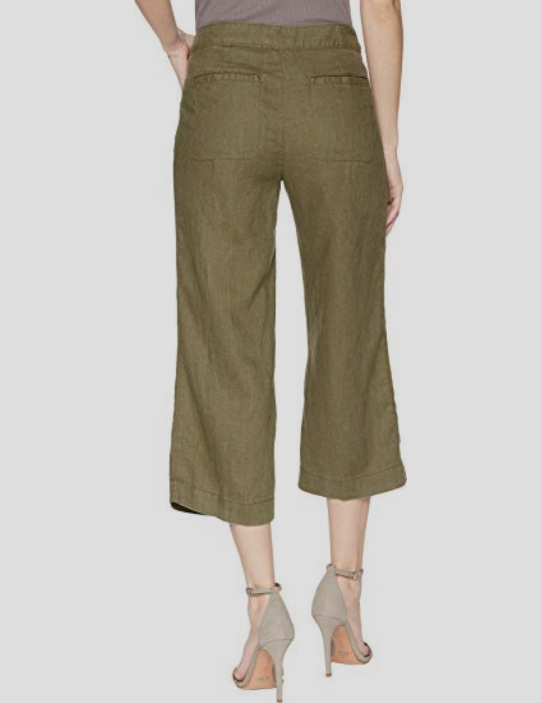 Sanctuary Cropped Linen Cropped Pants