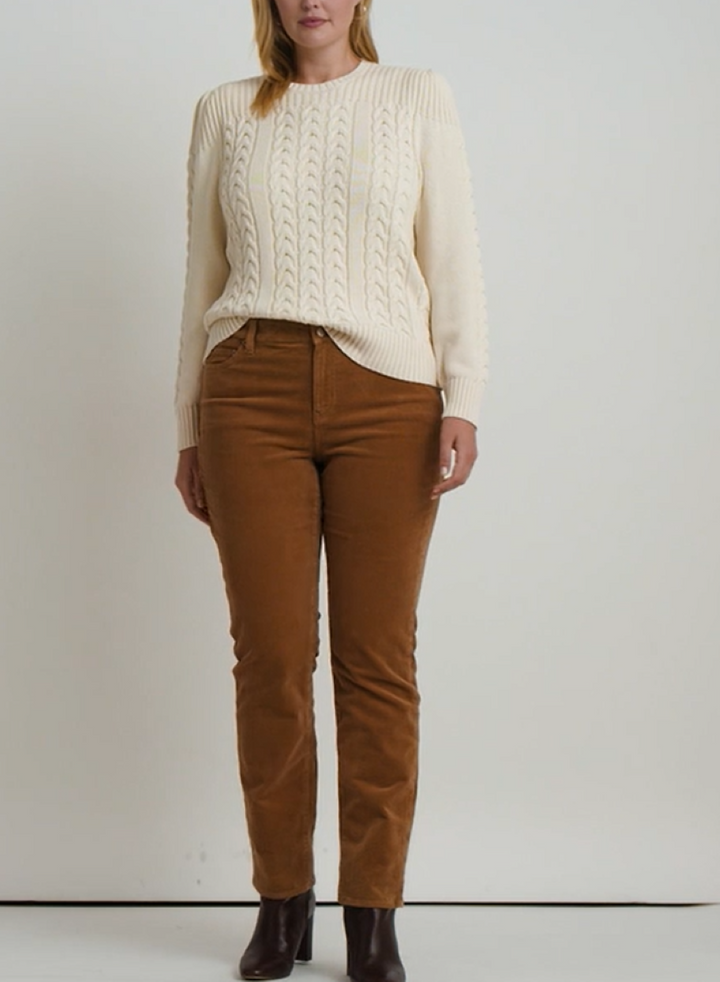 LAUREN RALPH LAUREN Plus Size Mid-Rise Corduroy Pants