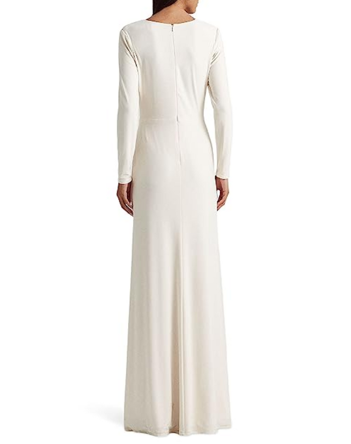 LAUREN RALPH LAUREN Twist-Front Stretch Jersey Gown
