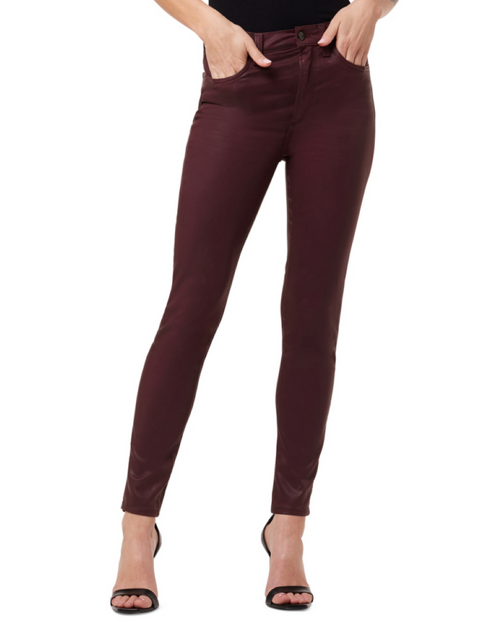 Joe's Jeans The Charlie High Rise Coated Ankle Skinny Jeans