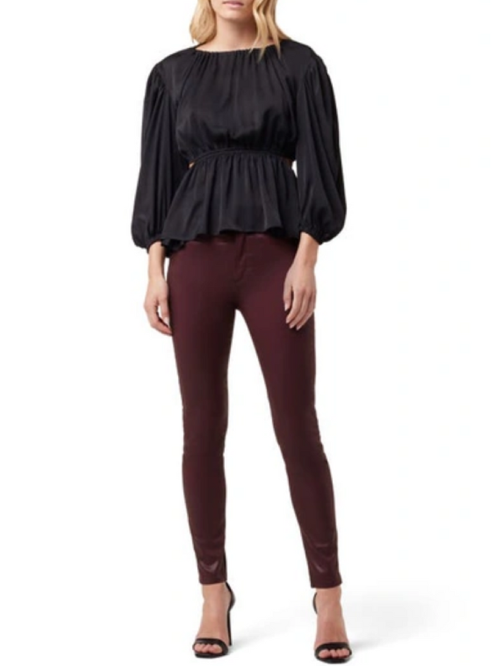 Joe's Jeans The Charlie High Rise Coated Ankle Skinny Jeans