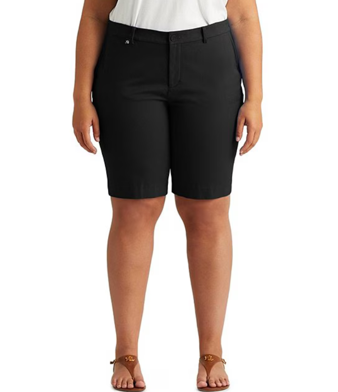 Lauren Ralph Lauren Stretch Cotton Shorts
