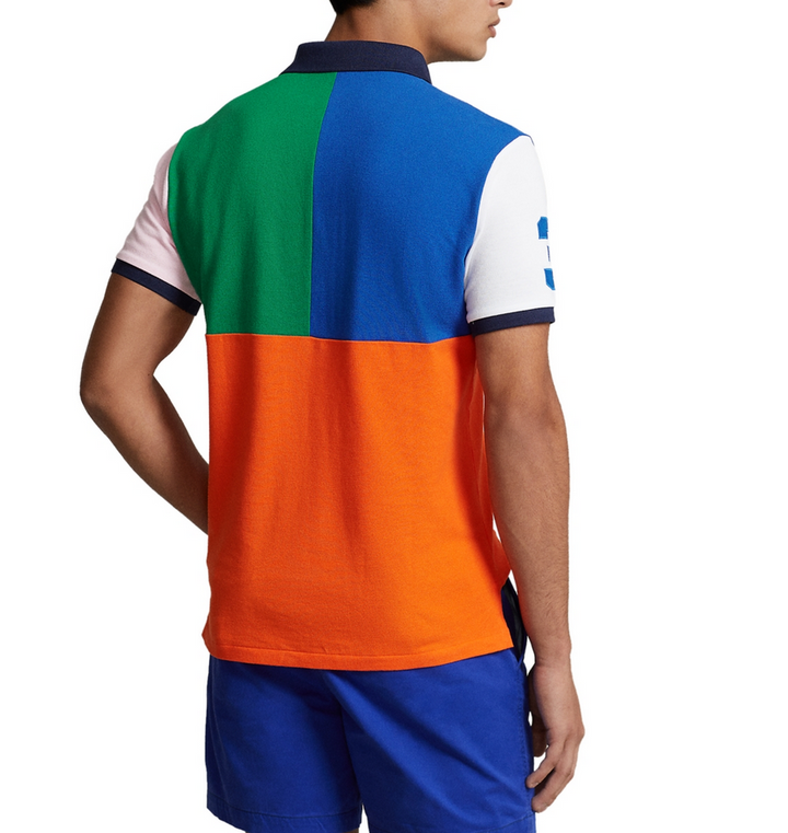 POLO RALPH LAUREN MEN Custom Slim Fit Big Pony Mesh Polo Shirt