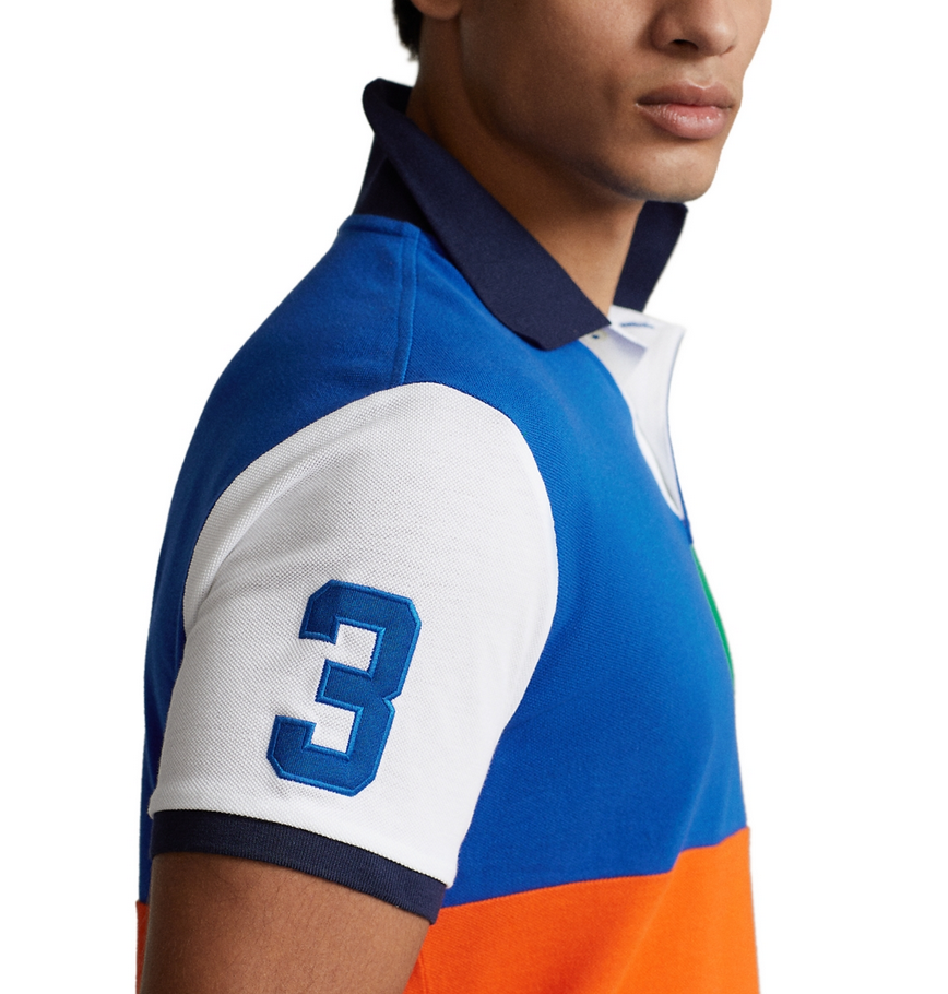 POLO RALPH LAUREN MEN Custom Slim Fit Big Pony Mesh Polo Shirt