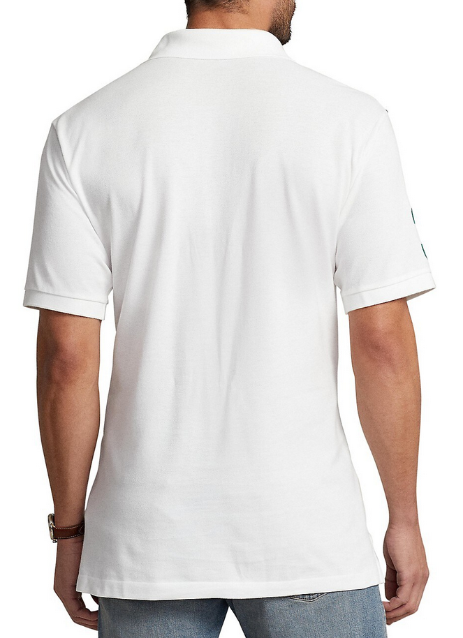 POLO RALPH LAUREN MEN Cotton Custom Slim Fit Big Pony Mesh Polo Shirt